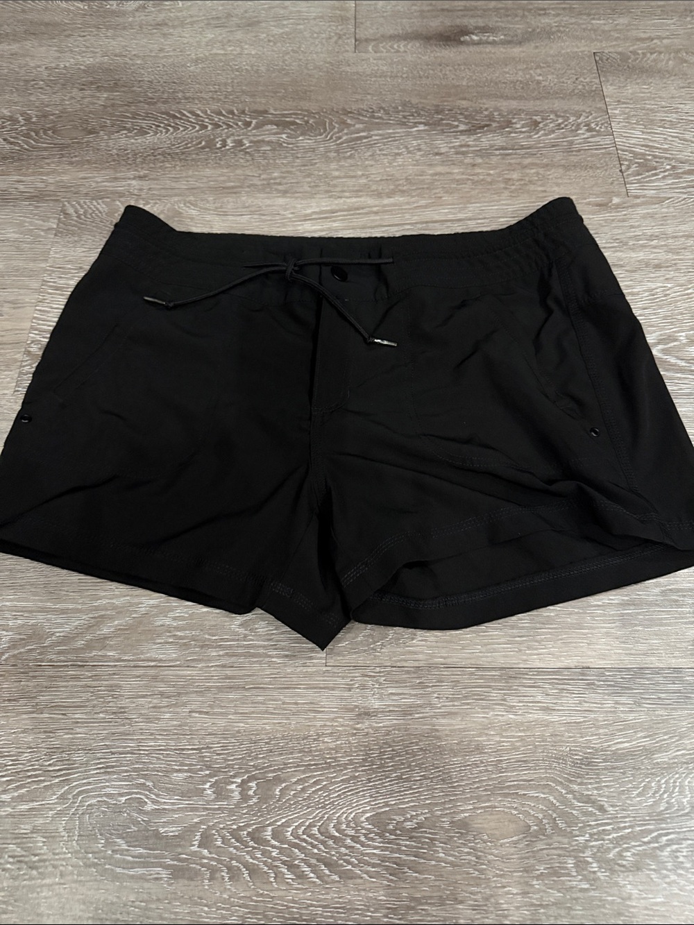 Black Women's Athletic Works Drawstring Shorts